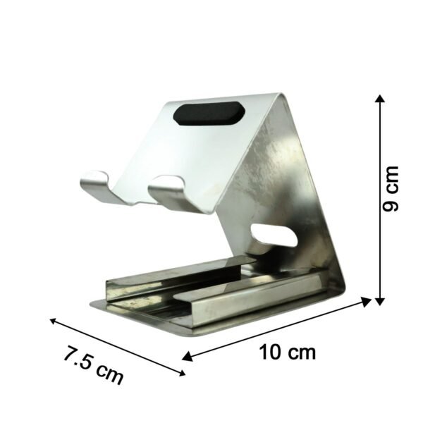 phoneHolder-size.jpg Premium Big Desktop Mobile Phone Stand Holder for Smartphones (1 Pc)