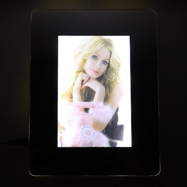 Multifunctional LED Magic Mirror with Hidden Photo Frame (1 Pc)