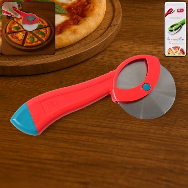 pizza-cutter-01.jpg Supermom Premium Stainless Steel Pizza Cutter with Ergonomic Handle (1 Pc)