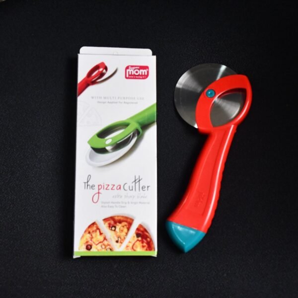pizza-cutter-08.jpg Supermom Premium Stainless Steel Pizza Cutter with Ergonomic Handle (1 Pc)