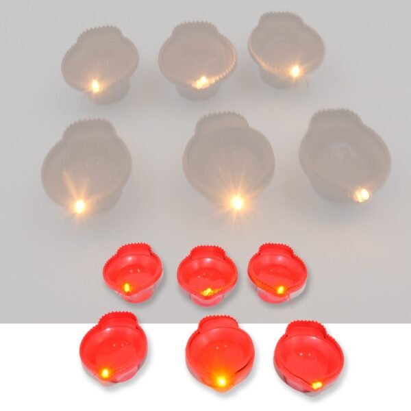 Water Sensor Diyas for Diwali Decoration | Diyas for Home Decoration| Diwali Decoration Items for Home Decor Diyas | Diwali LED Diyas Candle with Water Sensing Technology E-Diya, Diwali (6Pc Set)