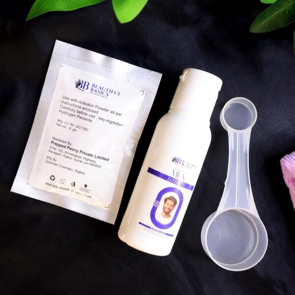 Beautiful Basics Men’s Simple Bleach Cream Kit (1 Set)