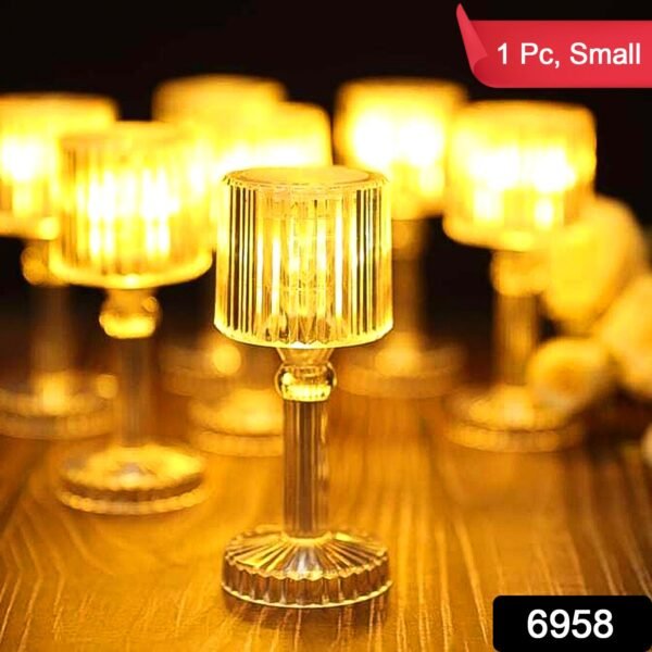 sku_049417f8-864d-40ea-88bc-3ddf369a45f7.jpg Mini Acrylic LED Desk Lamps Table Lamp Portable Crystal, Diwali (1 Pc / Small)