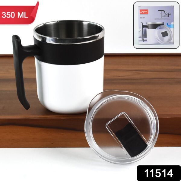Apex Stainless Steel Pop Inner Mug – 350 ml Approx Capacity (1 Pc)
