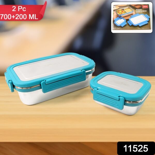 sku_1ab8a8ef-b1f1-4f15-a273-d4e85b5d6d79.jpg Apex Jerry Lunch Box Stainless Steel Food Container (2 Pc / 700+200 ML Approx)