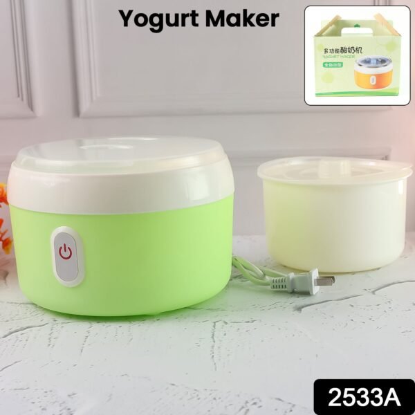sku_1dd85157-90d8-44cf-888a-1768563b0790.jpg Green Electric Yogurt Maker for Household and Kitchen Use
