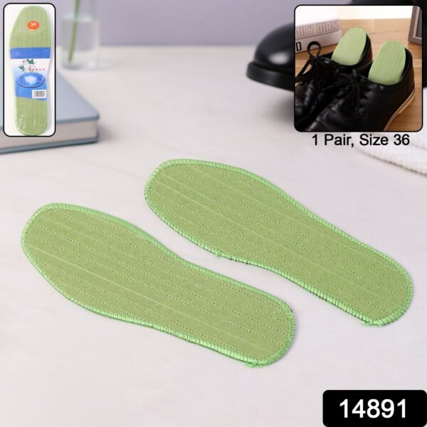 Premium Comfort Shoe Insoles for Daily Foot Support Size 36 (1 Pair / Mix Design)