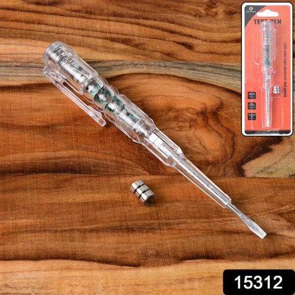 sku_3fd393ae-67db-4e4c-8a39-91079fc6c7b4.jpg Electrical Detector Slotted Screwdriver With Small Batteries (1 Pc)