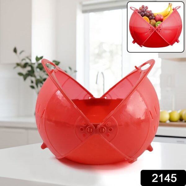 Revolving Multi-Functional Rice and Fruit Wash Basket