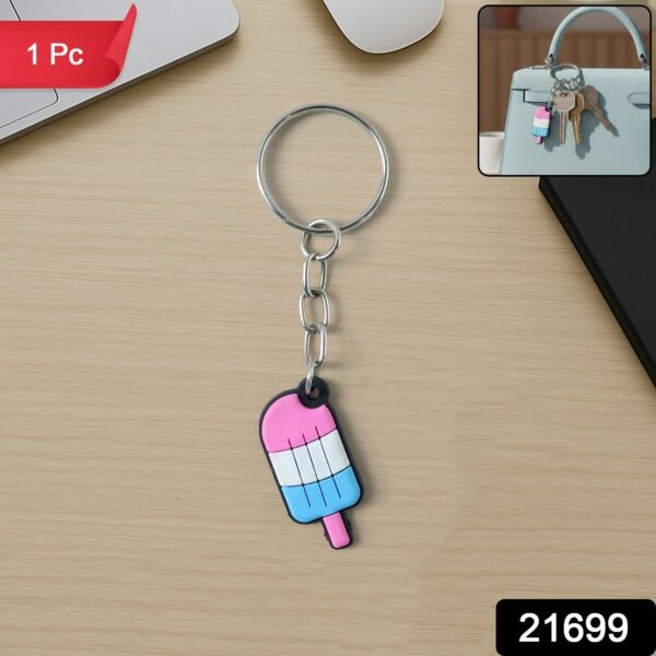 sku_694bf59c-d202-4d55-a92d-627745d6fc12.jpg Cute Ice Cream Popsicle Shape Cartoon Keychain (1 Pc)