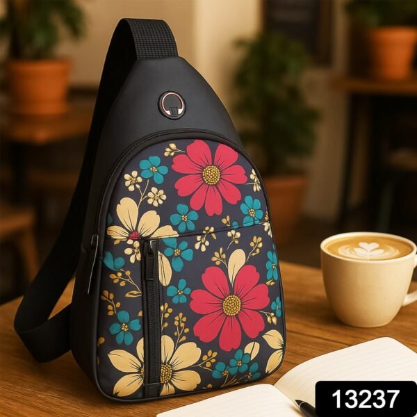 Waterproof Waist Bag – Shoulder Crossbody Bag with USB Charging Slot