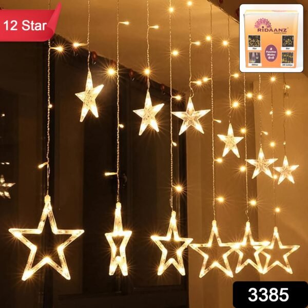 sku_6f05c3f1-712f-4369-a927-0764957425b4.jpg LED Curtain String Lights LED Christmas Light Indoor and Outdoor Light (Warm White / With Box)