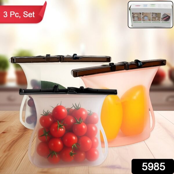 sku_73543291-0d33-423e-9cea-bf0819a9e11d.jpg Eco-Friendly Food Storage: Reusable Silicone Bags (3-Pack) - Leakproof & Safe