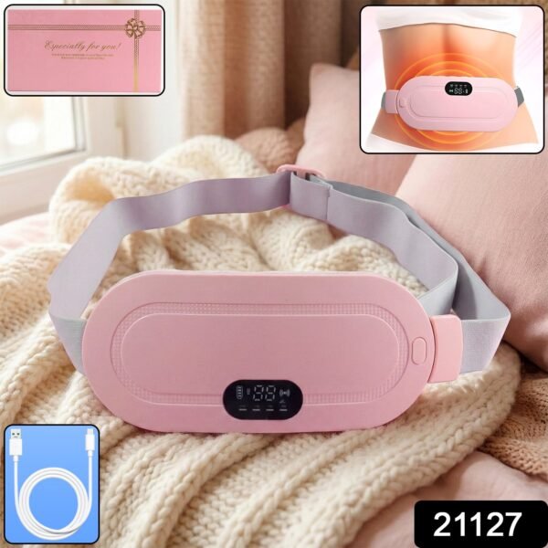 sku_7d53b3e3-4ecb-471f-af35-32e0bfbee9eb.jpg Electric Rechargeable Heating Belt for Waist & Abdomen (1 Pc)
