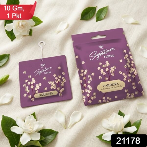 sku_88afd8d4-b899-4232-b963-81d1a81ba9f4.jpg Gardenia Fragrance Hanging Air Freshener Sachet (Mix fragrance / 1 Pc / 10g)