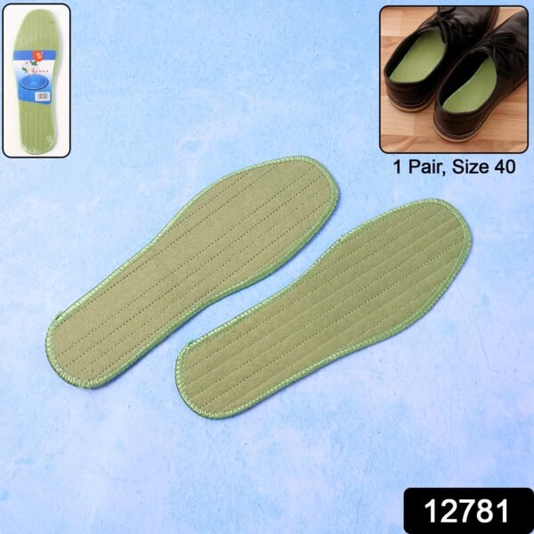 Premium Comfort Shoe Insoles for Daily Foot Support Size 40 (1 Pair / Mix Design)