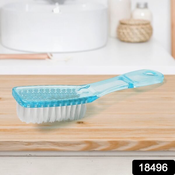 sku_9bff0437-719d-4efc-8719-8c702bc21dc3-1.jpg Plastic Handle Shoes Clothes Scrubbing Brush (1 Pc / Mix Color / 19 Cm)