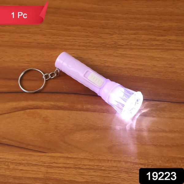 sku_badbc0b9-18da-43ab-ac71-2694d1fb1b58.jpg Mini LED Flashlight Keychain Torch (Mix Color & 1 Pc)