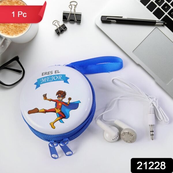 sku_d529e719-2d39-4c48-a037-d577ea36178d.jpg Kids Cartoon Superhero Earphone With Case (1 Pc Set)
