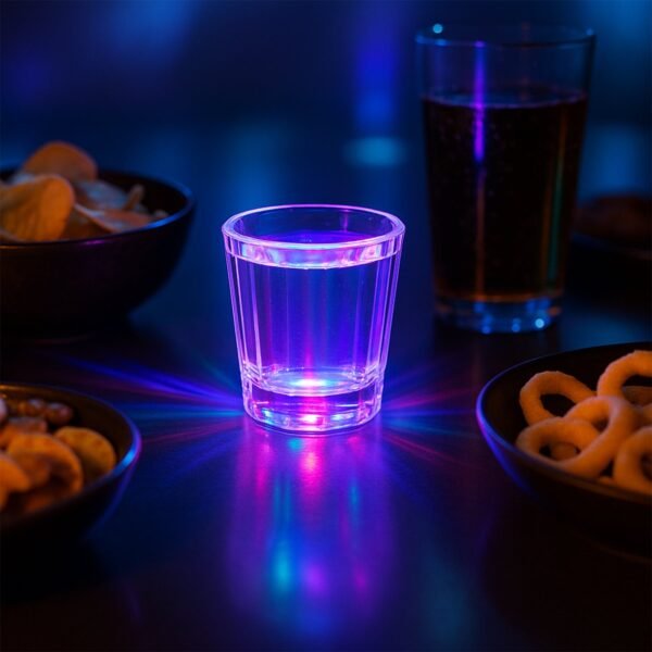 smalllightGlasses-03.jpg Premium LED Light-Up Shot Glass Set (24 Pc Set)