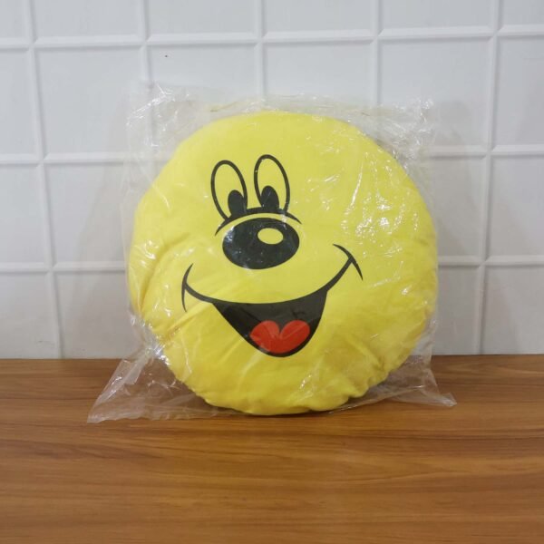 Cute Round Smiley Face Soft Pillow Cushion (30 x 30 Cm / 1 Pc)