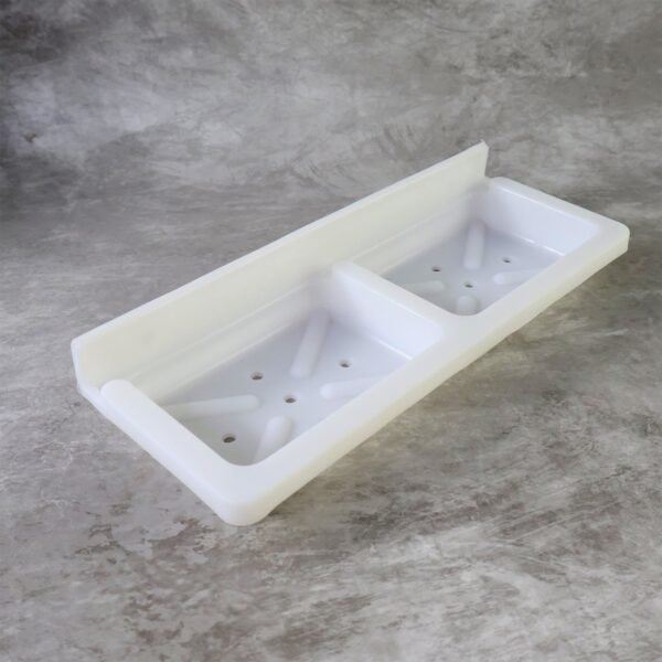 soap-dish-holder-03_279c3c1c-323e-4534-93e7-cbf8ce4624db.jpg Wall Mounted Double Compartment Soap & Sponge Holder (1 Pc)