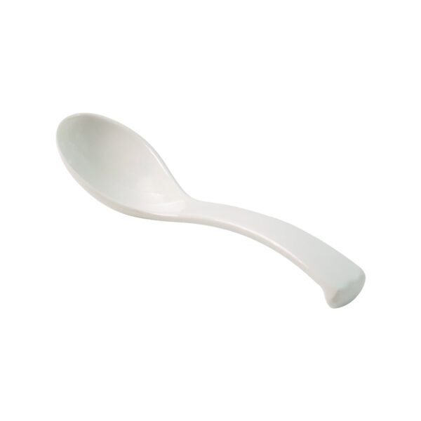 Plastic Soup Spoon – Deep Bowl (1 Pc / White)