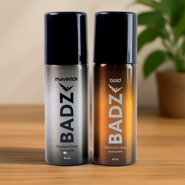 BADZ Premium Deodorant Body Spray for Men (1 Pc / Mixed Fragrance / 45 ML)