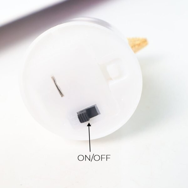 Set of 12 Decorative LED Star Candles