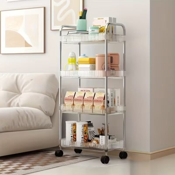 storage-trolley-02.jpg 4 Layer Multipurpose Storage Trolley with Wheels