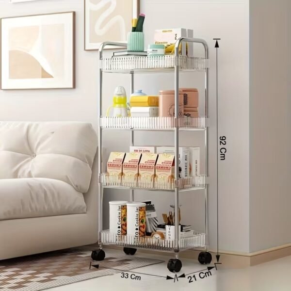 storage-trolley-07.jpg 4 Layer Multipurpose Storage Trolley with Wheels