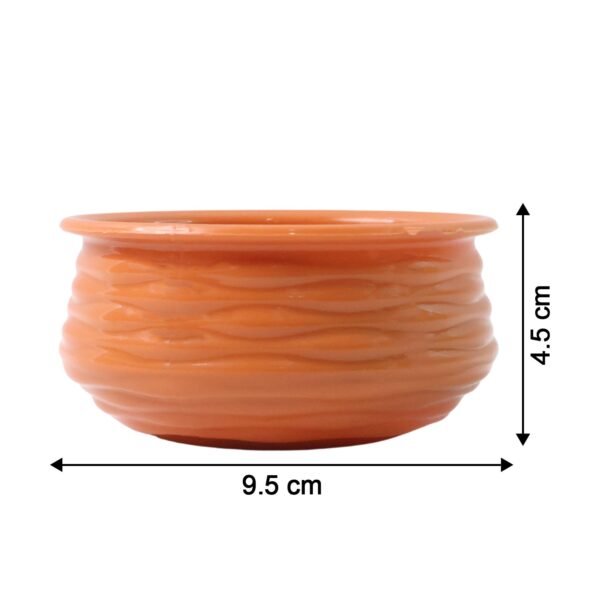 terracottabowl-size.jpg Classic Terracotta-Style Multipurpose Bowl (1 Pc)