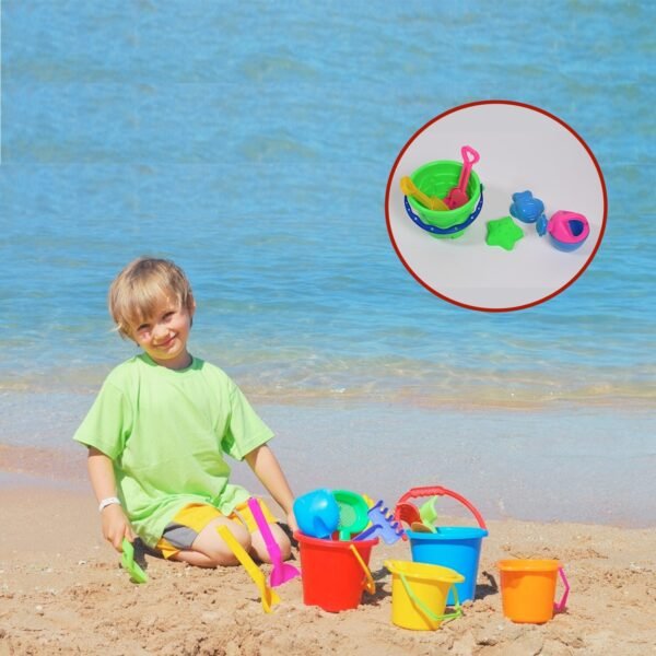 toy1.jpg Beach Sand Castle Toy Set for Kids - 6 Pcs Summer Play