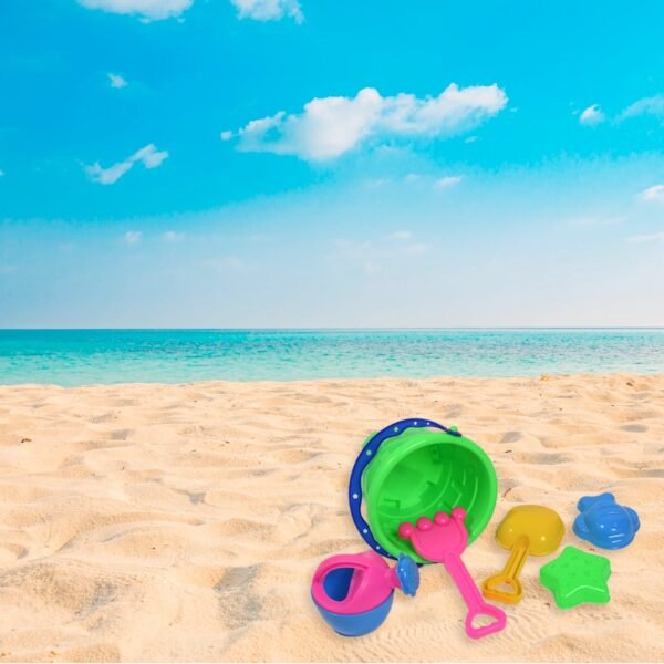 toy2.jpg Beach Sand Castle Toy Set for Kids - 6 Pcs Summer Play