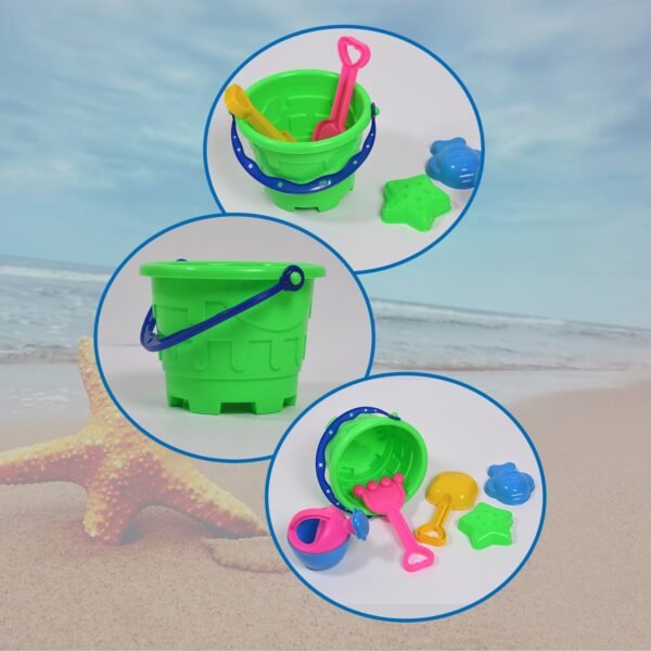toy5.jpg Beach Sand Castle Toy Set for Kids - 6 Pcs Summer Play
