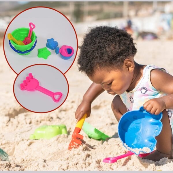 toy6.jpg Beach Sand Castle Toy Set for Kids - 6 Pcs Summer Play