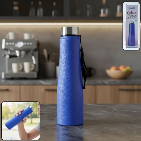 Classic Stainless Steel Water Bottle Blue Color (1000 ML, 1 Piece)