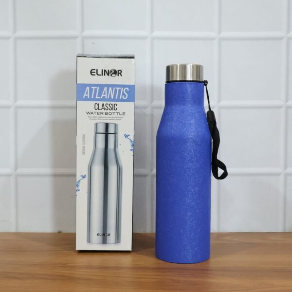 waterbottle02-live.jpg Classic Stainless Steel Water Bottle Blue Color (1000 ML, 1 Piece)