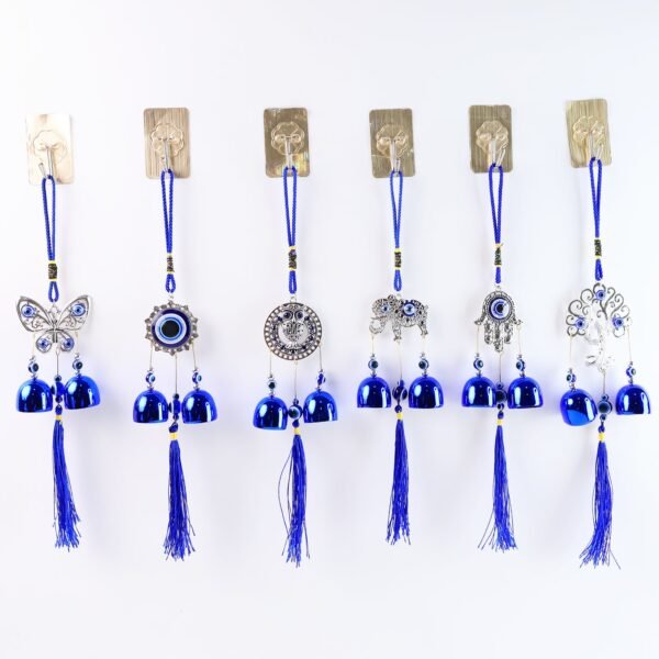 Metal Evil Eye Wind Chime Bells (Mix Design / 1 Pc)