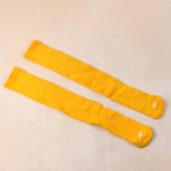 yellowSocks-02.png Bright Knee-High Stretch Socks (1 Pair)