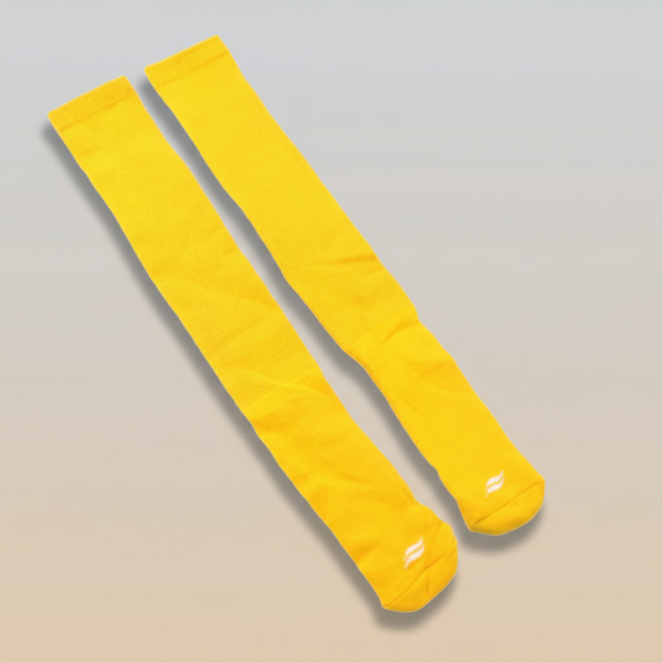 yellowSocks-05.png Bright Knee-High Stretch Socks (1 Pair)